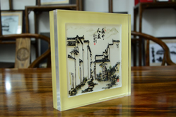 徽州人家水晶鐵畫系列