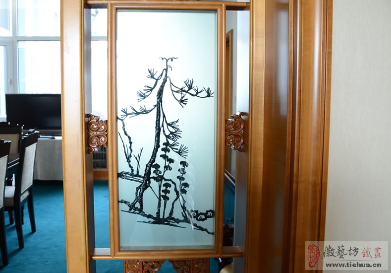 2017.1.5酒店室內(nèi)裝飾鐵畫案例匯總28