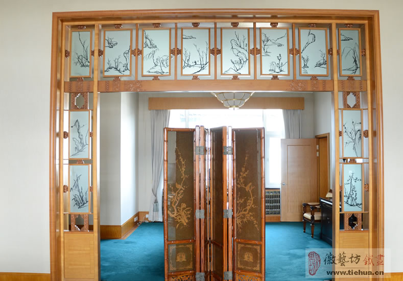 2017.1.5酒店室內(nèi)裝飾鐵畫案例匯總29