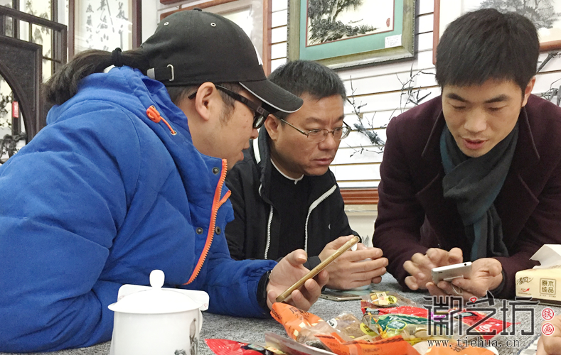 2017.12.28創(chuàng)品會張總一行考察徽藝坊 (5)