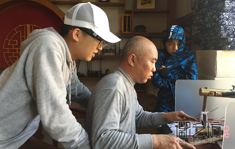 再次走進(jìn)鏡湖小學(xué)真容國學(xué)堂鐵畫課14