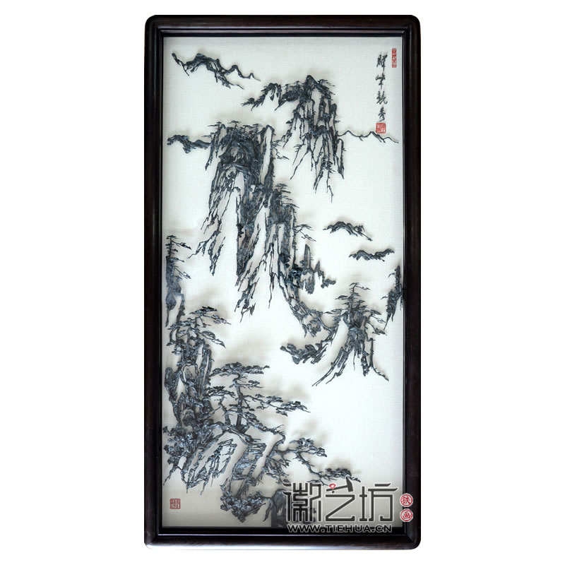 鐵畫(huà)新生代李強(qiáng)系列作品《黃山風(fēng)景》00
