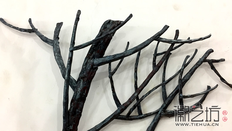 徽藝坊又一大作完成&mdash;&mdash;鐵骨傲霜雪家居裝飾鐵畫 (7)