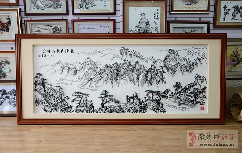 14 徽藝坊鐵畫壁畫案例-明光市人民醫(yī)院