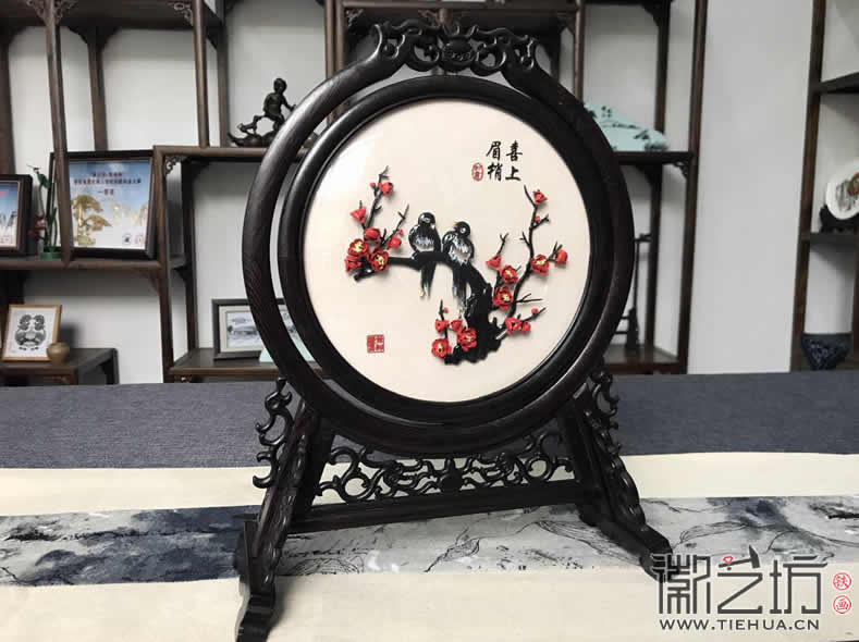 中國風(fēng)鐵畫裝飾擺件古香古色蕪湖特色禮品紀(jì)念品4