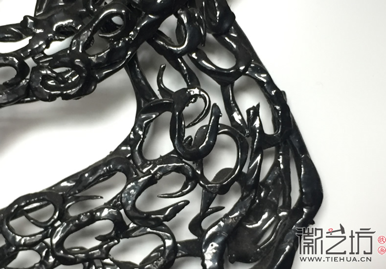 鐵畫豎款屏風《雄鷹展翅4