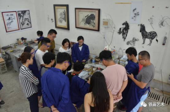 國家級鐵畫大師儲金霞女士實踐課：鐵畫鍛制技藝 (9)