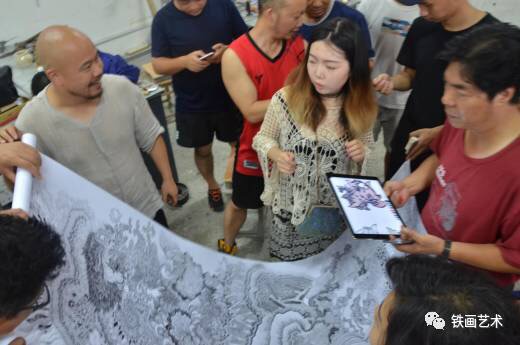 國家藝術(shù)基金蕪湖鐵畫藝術(shù)人才培養(yǎng)項目舉辦中期教學交流會 (4)