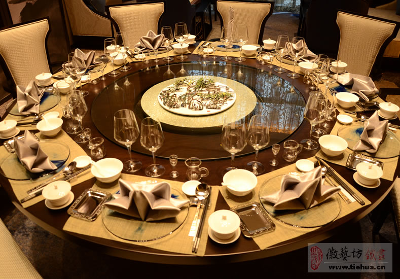 徽藝坊鐵畫(huà)蕪湖萬(wàn)達(dá)嘉華酒店案例6