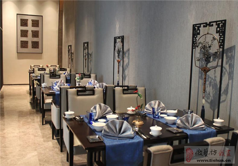 徽藝坊鐵畫(huà)蕪湖萬(wàn)達(dá)嘉華酒店案例3