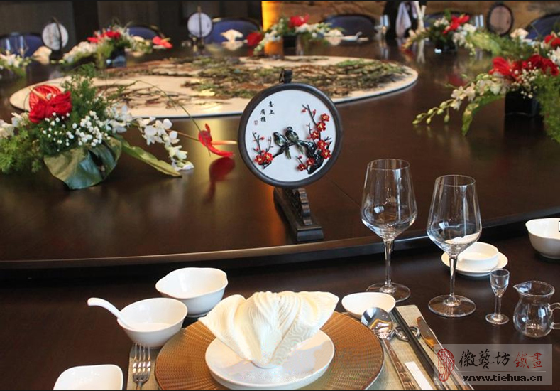 徽藝坊鐵畫(huà)蕪湖萬(wàn)達(dá)嘉華酒店案例21