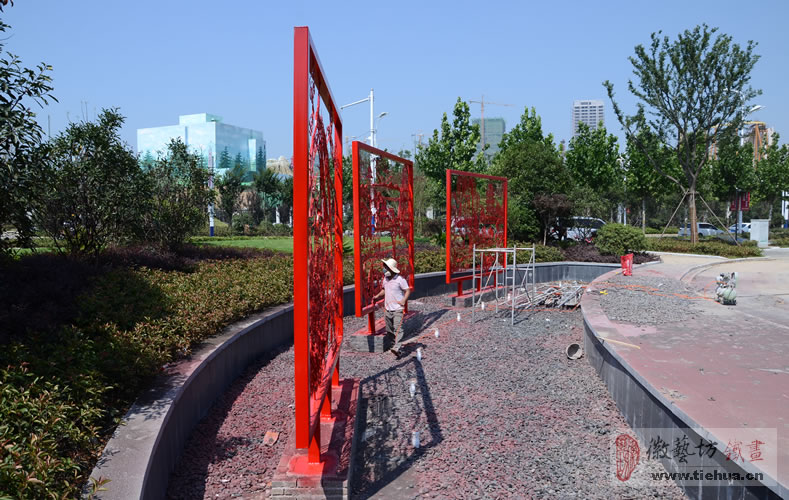 2016.10.29戶外廣場(chǎng)噴泉景觀鐵畫(huà)的開(kāi)創(chuàng)者8