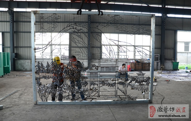 2016.10.29戶外廣場(chǎng)噴泉景觀鐵畫(huà)的開(kāi)創(chuàng)者15