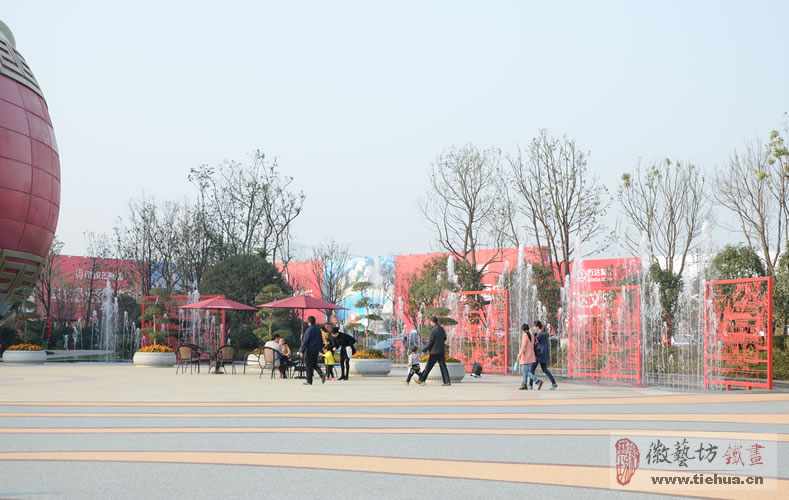 2016.10.29戶外廣場(chǎng)噴泉景觀鐵畫(huà)的開(kāi)創(chuàng)者16