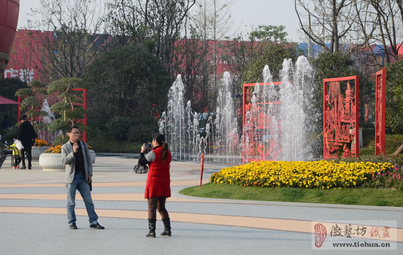 2016.10.29戶外廣場(chǎng)噴泉景觀鐵畫(huà)的開(kāi)創(chuàng)者17