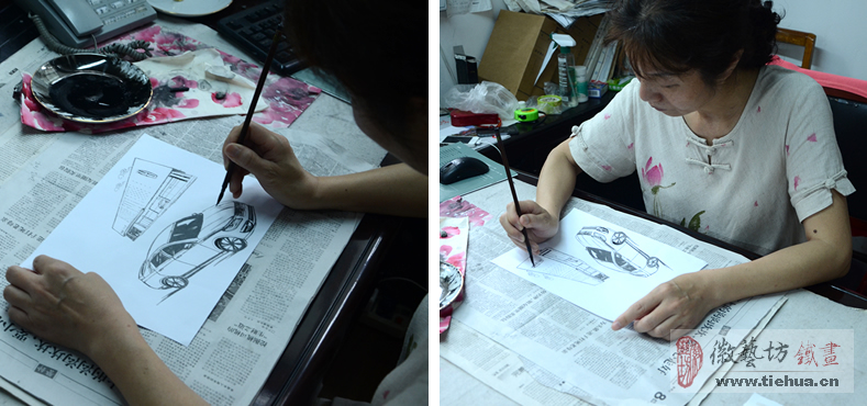 蕪湖林肯4S中心開業(yè)定制的特色企業(yè)文化鐵畫禮品