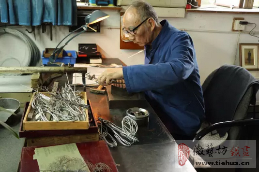 蕪湖鐵畫大師湯傳松