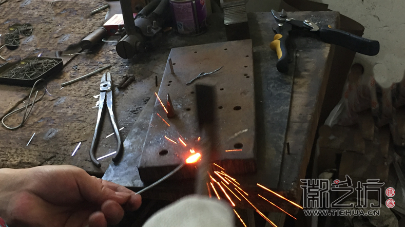 蕪湖鐵畫藝人周黃龍 (7)