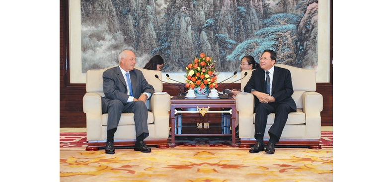 惠而浦杰夫與安徽省省長李錦斌