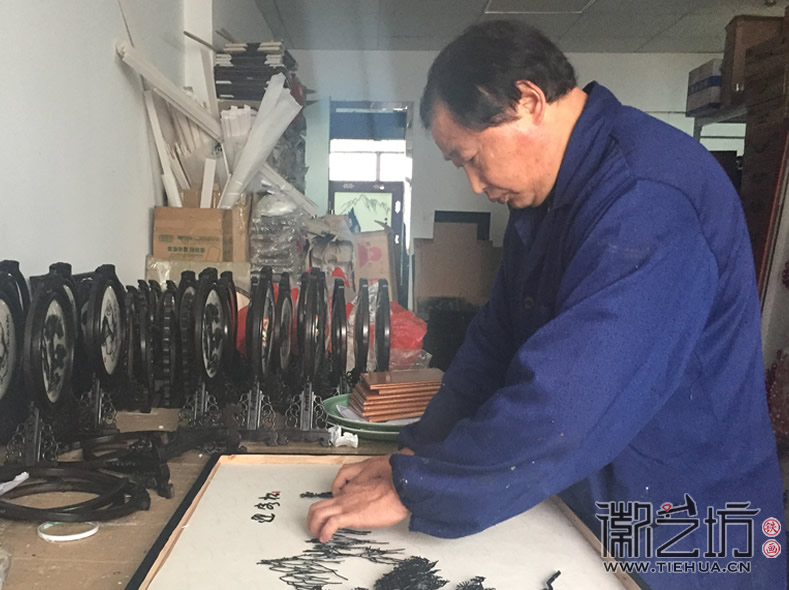 2017.3.23傻子瓜子博物館鐵畫(huà)定制案例10