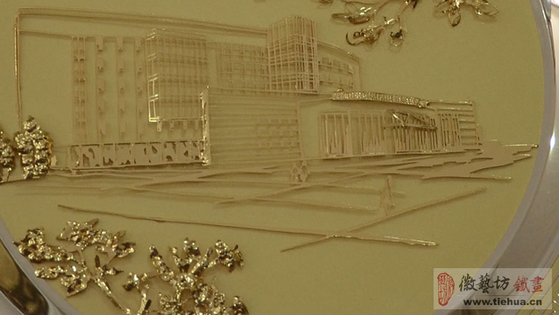 廈門聯(lián)成股份有限公司定制的企業(yè)形象宣傳禮品-蕪湖金畫(huà)工藝制作