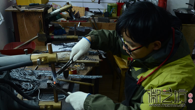 2017.3.8橡膠技術交流會鐵畫禮品定制案例14